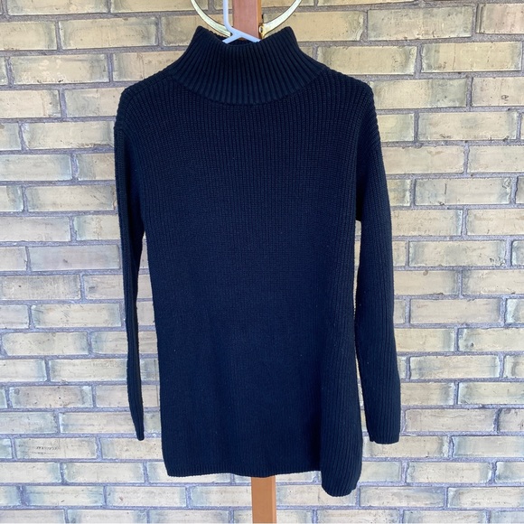 Lord & Taylor Knit Black Sweater - Picture 1 of 5